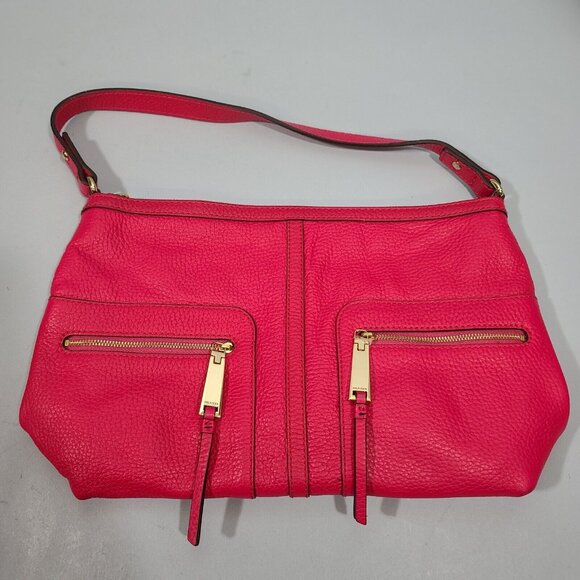 Tommy Hilfiger Hot Pink Leather Hand Bag Purse 2014 Appears Unused Condition - Picture 1 of 12